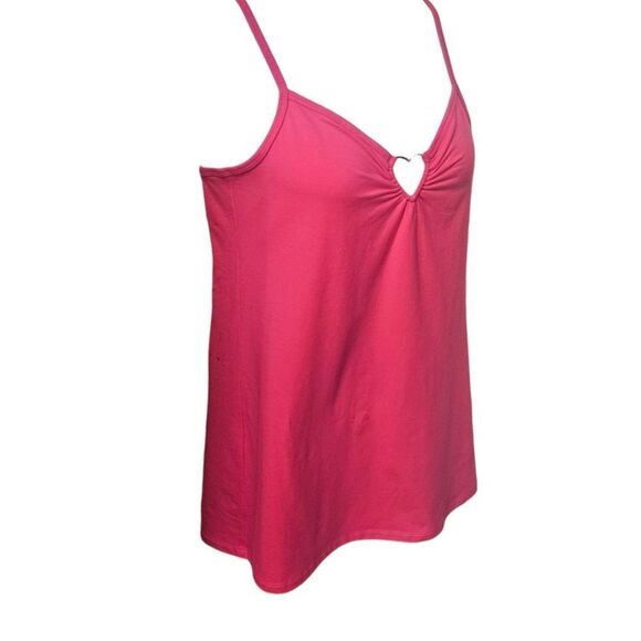 TORRID Plus Size Foxy Hot Pink Heart Ring Cami Tank Top 2X - Picture 4 of 14